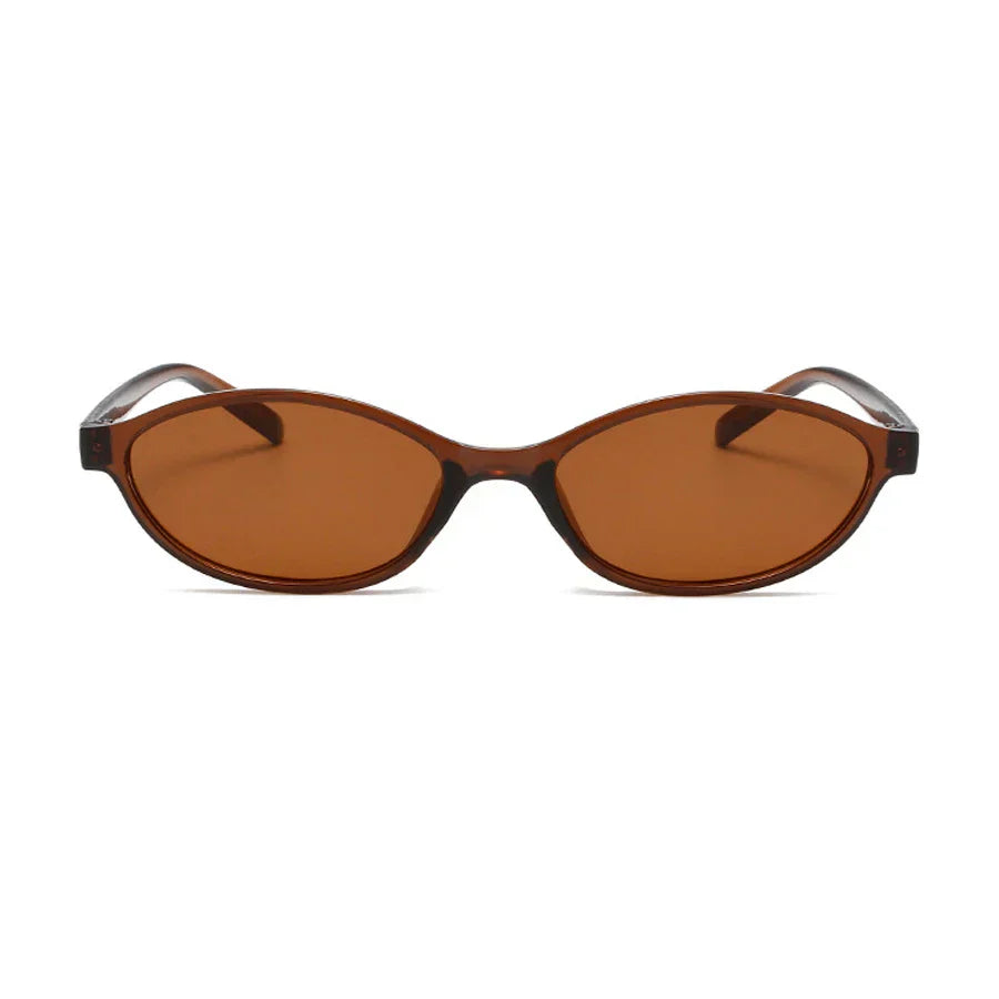 Retro Oval Cat Eye Sunglasses