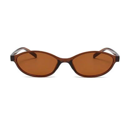Retro Oval Cat Eye Sunglasses